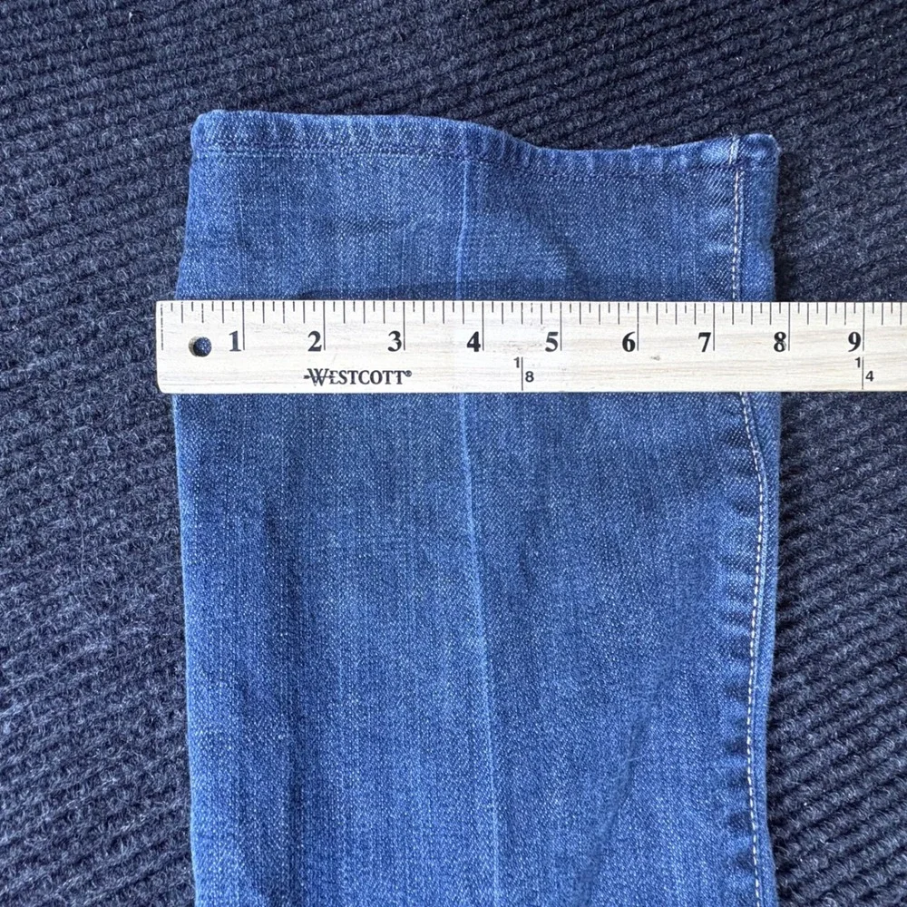 7 For All Mankind Jeans Womens 28 Blue Bootcut Medium Wash Stretch Denim - Picture 9 of 13